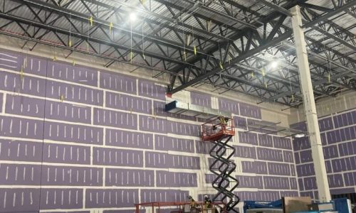 High wall drywall