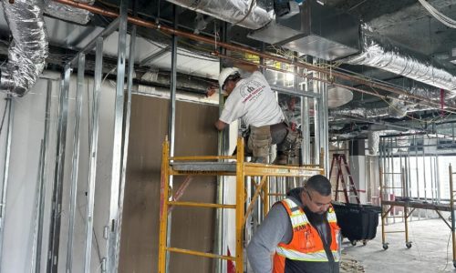 crew working around MEP